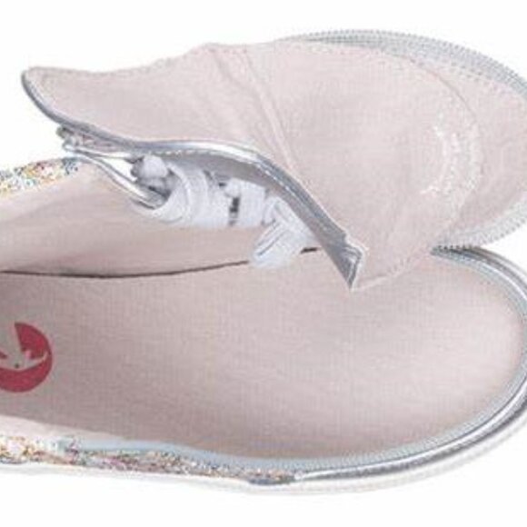 🥰 $20 Today - BILLY SILVER RAINBOW SNEAKERS BIG GIRLS' SZ 5 – NWT 🥰 - Picture 15 of 15